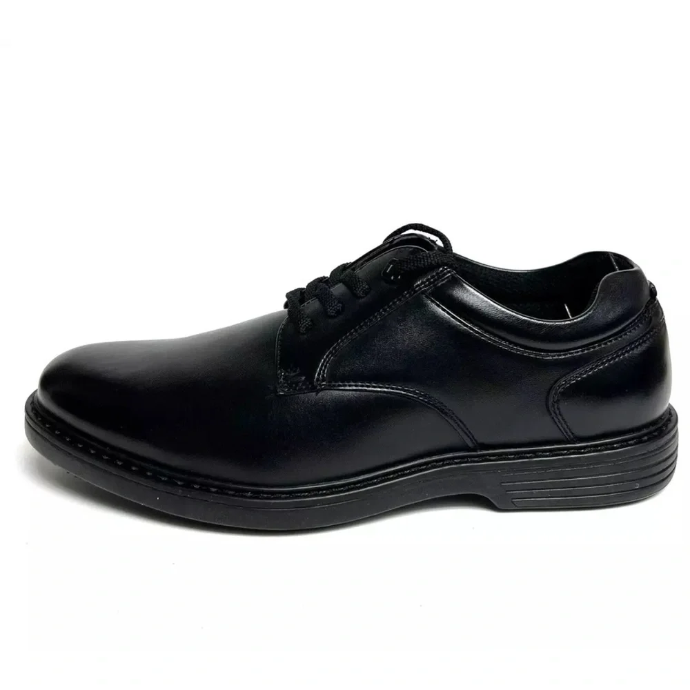 Nunn Bush Men’s Wade, Plain Toe Oxford Black, Size 7.5 M.